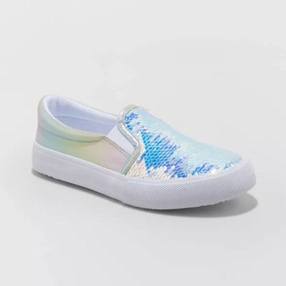 Cat & Jack Other - Aliki Flip Sequin Slip On Sneakers - Cat & Jack